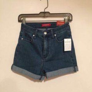 High-Waisted Denim Shorts